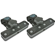 Camco De-Flapper Max front view showing clamp and strap, protects awning edges