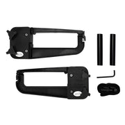 Camco Clamp-N-Carry front view showing rack mounted and ready to carry