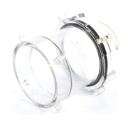 Camco clear adapter front view showing connection benefit