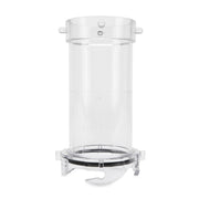 Camco clear extender front view showing optic-clear transparency and easy inspection