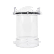 Camco clear extender front view showing transparent body and bayonet benefit
