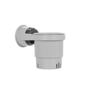 Camco cup holder front view showing compact design and secure hold
