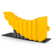 Camco curved trailer aid front view showing ramp and stability benefit