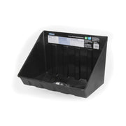 Camco drain pan front view showing durable basin and protection benefits