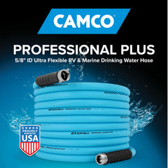 Camco EvoFlex machined fitting close-up highlighting corrosion resistance