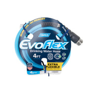 Camco EVOFlex front packaging showing hose and benefits
