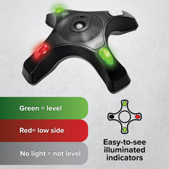 Camco back view showing battery compartment and solid-state electronics for reliability