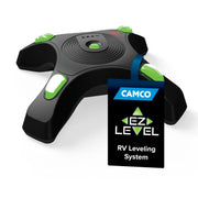 Camco front view showing compact profile and easy-read lights for faster setup