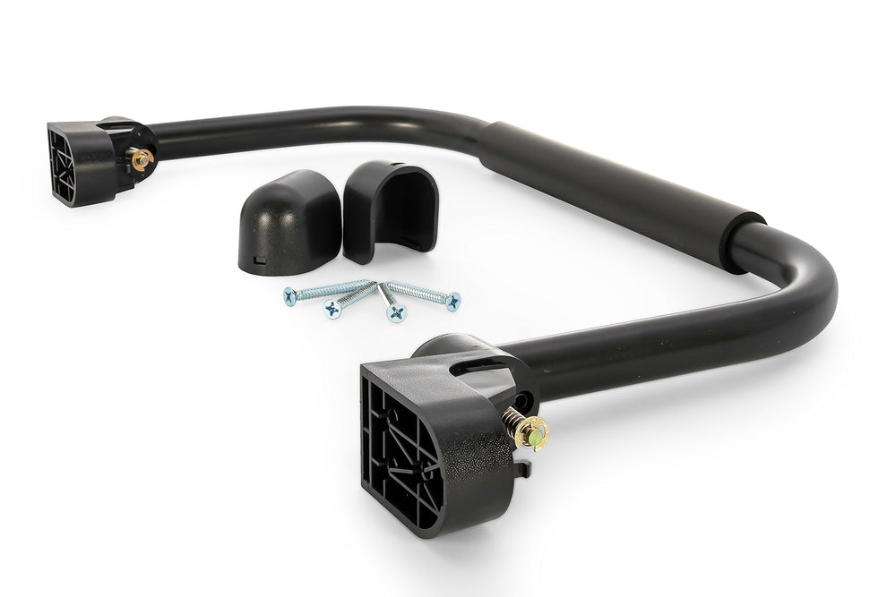 Camco front view of handle showing solid support and easy reach