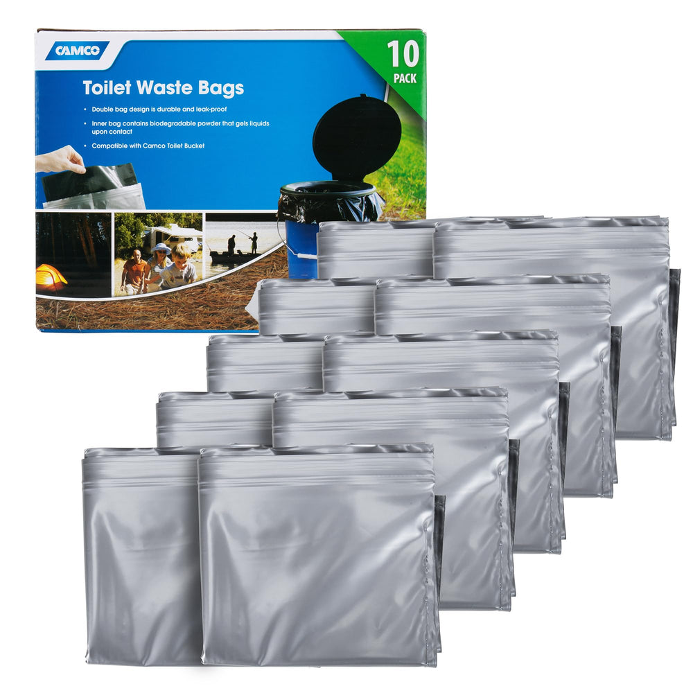 Camco front packaging showing 10-pack and outdoor convenience