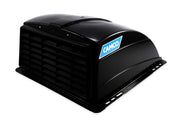 Camco front view vent cover showing aerodynamic design and weather protection