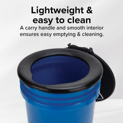 Camco side profile with integrated carry handle for easy transport