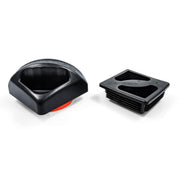 Camco front view of magnetic bumper cap showing secure hold benefit