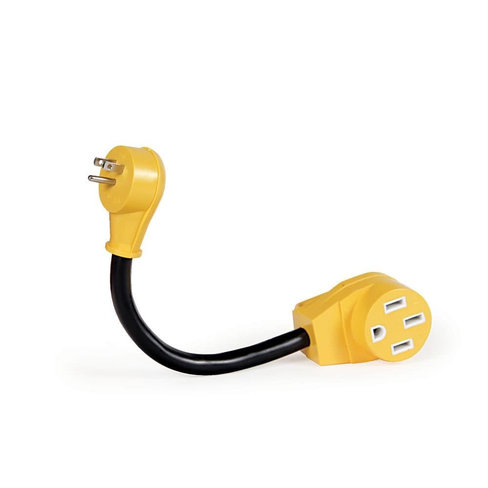Camco PowerGrip front view showing ergonomic handle and secure connection benefit