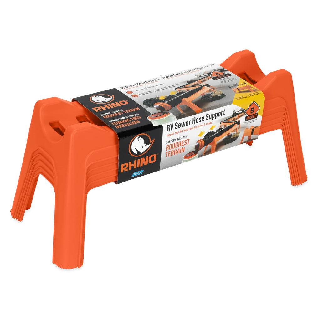 Camco Rhino front packaging showing kit ready to use and easy setup benefit