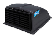Camco vent cover front view shows smoke tint and low-profile protection