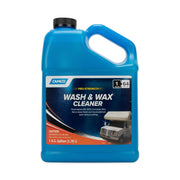 Camco gallon bottle front label showing product and clean finish benefit