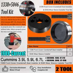 Camoo 5046 wear sleeve installer side profile ensuring even sleeve installation benefit