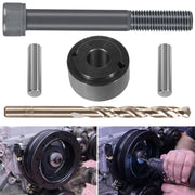 Camoo front view of crank pin kit showing included components for reliable pinning