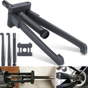 Camoo front view of puller showing full tool and benefits of easy extraction
