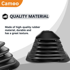 Camoo close-up texture of boot rubber for longevity benefit
