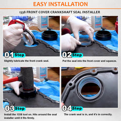 Camoo installers next to Cummins seals illustrating correct parts compatibility benefit