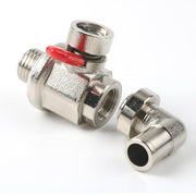 Camotokiit front view of valve showing compact profile and quick access benefit