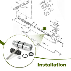 Camotokiit seals and O-rings laid out to show full replacement parts and leak prevention