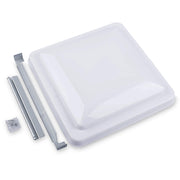 Camp'N front view of the 14.5-inch vent cover showing fit and finish, clear replacement benefit