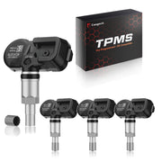 Cangecit front packaging showing four pre-programmed TPMS sensors and benefits