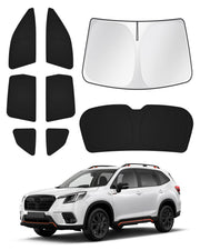 Canvcle front windshield shade fitted and reducing cabin heat
