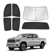 Canvcle front packaging showing fit for Tundra CrewMax and benefits
