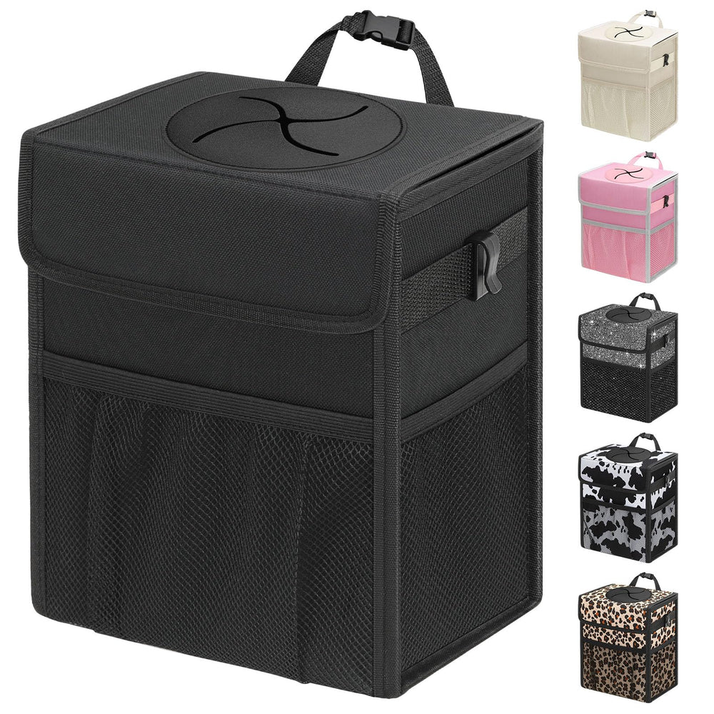 Capolo front view with lid showing tidy containment and easy access