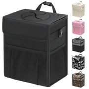 Capolo front view with lid showing tidy containment and easy access
