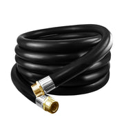 caqeg front view of 3/4in NPT fuel hose showing length and labeling, durable for farm use