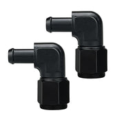 caqeg front view of adapter showing compact 90° profile and durable finish
