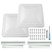 caqeg front view of 14 inch vent cover showing fit and clean finish for easy replacement