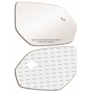 CAR MIRROR BAZAR right passenger front view showing replacement glass and benefit of clear visibility