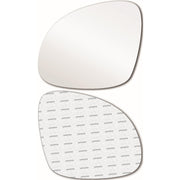 CAR MIRROR BAZAR front view of left VW Tiguan mirror glass showing precise fit and safety