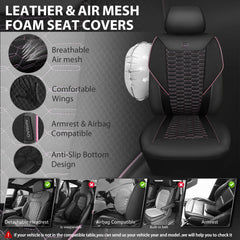 CAR PASS 3D air-mesh texture detail showing breathable cooling benefit