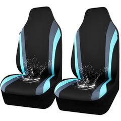 CAR PASS front seat cover front view showing protective fit and style