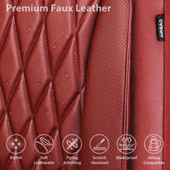 CAR PASS armrest area with airbag openings ensuring safety access