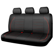 CAR PASS front view of rear seat cover showing full protection and style