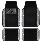 CAR PASS front mat flat view showing glam finish and protection