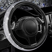 CAR PASS front view of silver bling cover shows glossy finish and sparkle benefit