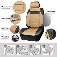 CAR PASS 3D foam lumbar close-up highlighting improved driving comfort