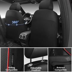 CAR PASS close-up of quilted texture enhancing interior style and grip