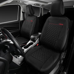 CAR PASS close-up of rhomboid grain texture highlighting breathability benefit