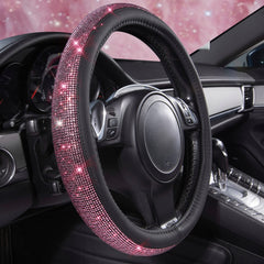 CAR PASS close-up of rhinestones highlighting sparkling detail and style