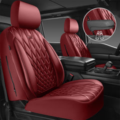 CAR PASS close-up of diamond stitching showing premium texture